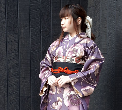 着物コーディネート16:スタッフmochidaの新作ポピーコーデ | 京都 