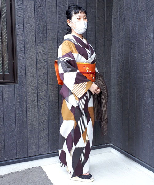 着物コーディネート17：スタッフKrの初冬のコーデ | 着物通販 京都  