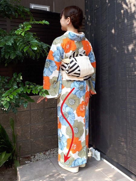 着物コーディネート29：スタッフmochidaの大花コーデ | 着物通販 京都  