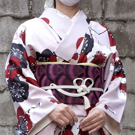 はじめて着物 帯締め 三分紐の結び方アレンジ 四つ葉結び ハート結び 京都きもの町 Official 着物あれこれブログ