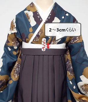 卒業式には袴姿で 自宅で袴を着付けよう 袴着付け 着方本編 京都きもの町 Official 着物あれこれブログ