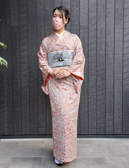 着物コーディネート52：スタッフK子の大きめリサイクル着物で桜の日コーデ | 京都きもの町 official 着物あれこれブログ