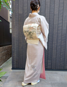 着物 正絹付け下げ 袋帯 帯揚げ 帯締め