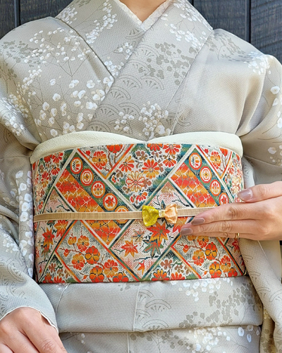 着物コーディネート113：手持ちのレトロアイテムにもおすすめ！2024年  