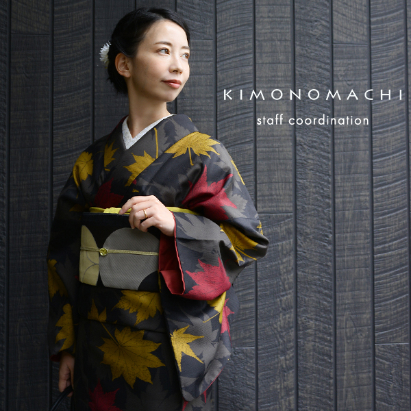 着物コーディネート135：紅葉を先取り！月に楓コーデ | 着物通販 京都 