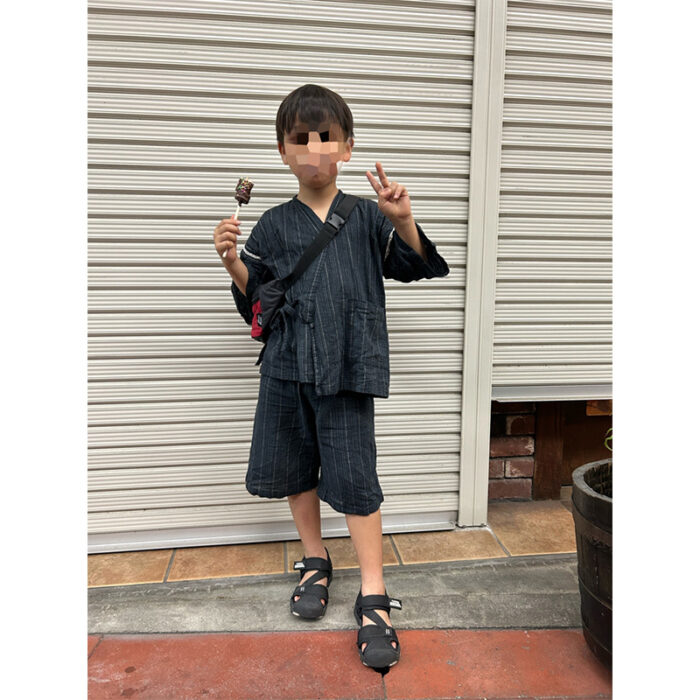身長118cm（6歳7か月／体重22kg・標準体型）の画像